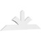 Ekena Millwork Richland Architectural Grade PVC Gable Bracket, 72"W x 24"H x 2"D x 6"F, 8/12 Pitch GBP072X24X0206RIC00 - alternate 1